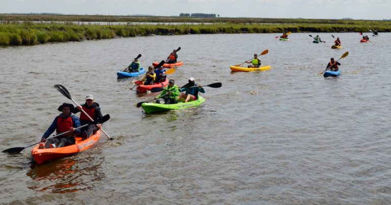 Exitosa segunda travesía en kayak por el arroyo Saladillo