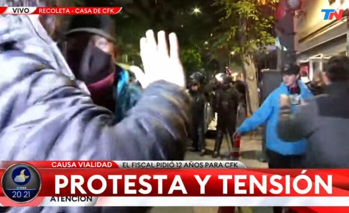 cristina manifestantes
