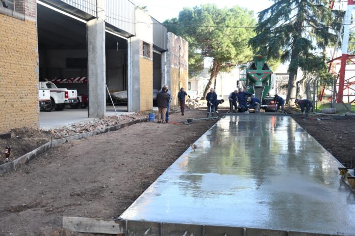 pavimento bomberos
