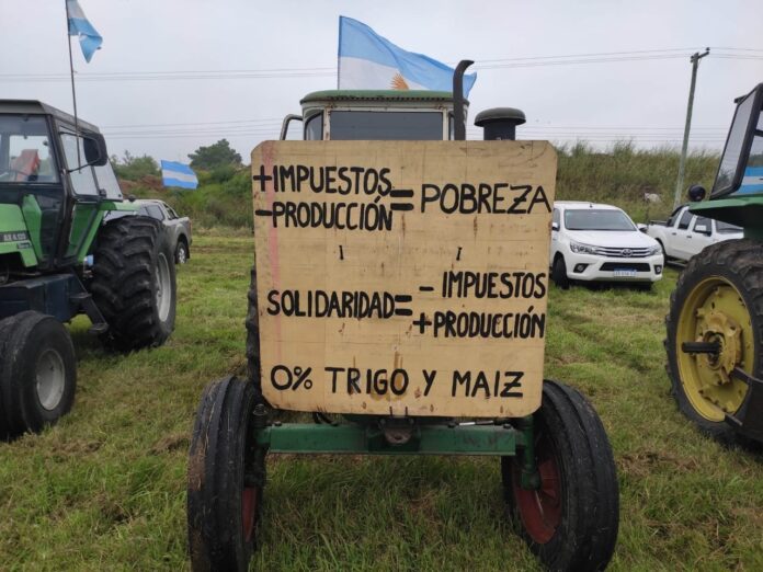 campo protesta