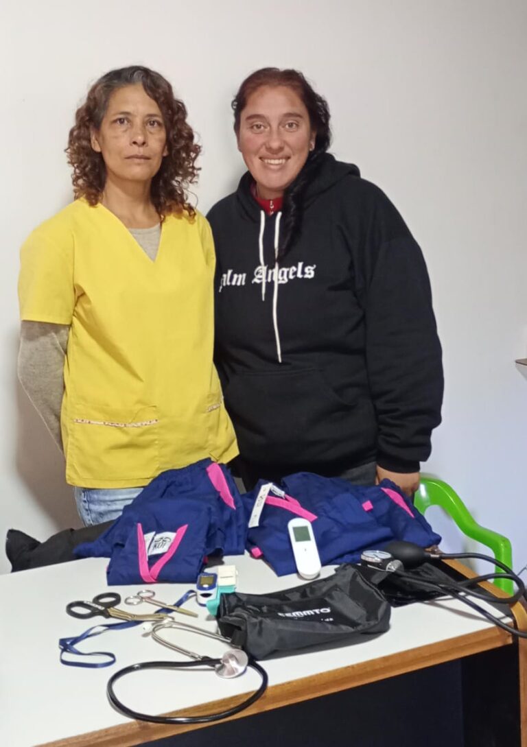 Entregaron insumos a la sala de primeros auxilios de Ernestina