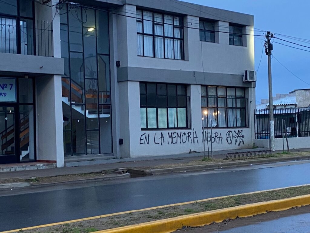Pintadas en el edificio