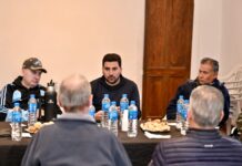 Egüen se reunió con veteranos para profundizar la “malvinización” del distrito