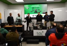 Presentaron sistema de drones para seguridad y protección civil