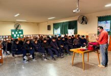 Defensa Civil capacitó a alumnos del San José en primeros auxilios