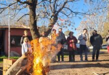 Discapacidad municipal llevó adelante la quema del muñeco de San Juan