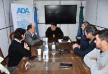 Agua potable | Salomón se reunió con autoridades del ADA