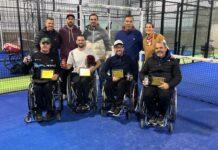 Con un éxito rotundo y campeones coronados, finalizó el Nacional de Pádel Adaptado