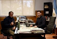 Egüen anunció el reconocimiento como entidad de bien público a “Mulita Enduro Cross 25”
