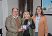 Salomón recibió a la escritora y gestora cultural Patricia Pallero