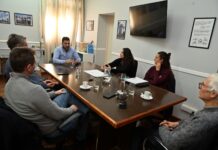 Egüen articula una agenda de trabajo conjunto con Ingeniería de la UNLP