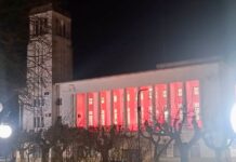 Iluminan el Palacio municipal por el Día Nacional de Concientización sobre el TDAH