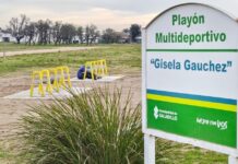 Instalaron bicicleteros en el polideportivo “Gisela Gauchez”