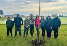 Nueva forestación en el Predio Bicentenario