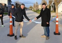 Egüen inauguró la primera cuadra del Plan Director de Pavimentación: “Esta gestión cumple con hechos concretos”