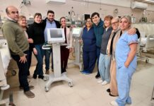 Egüen entregó dos nuevos respiradores para la UTI del Hospital Unzué