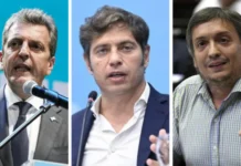 Cumbre peronista con Kicillof, Máximo Kirchner y Massa para sostener las PASO