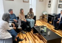 Sciaini avanzó en un convenio con la Facultad de Odontología de la UNLP