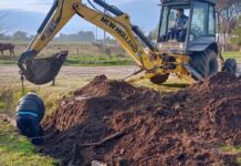 El Municipio ejecuta tareas viales, de desagüe y mantenimiento