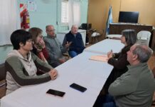 Polvaredas: Rodríguez visitó el Centro de Jubilados “Renacer”