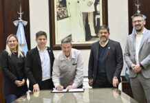 Sciaini firmó un convenio de leasing para incorporar maquinaria y bienes de capital