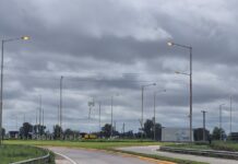 Corresur inició trabajos de mantenimiento eléctrico en la rotonda de acceso