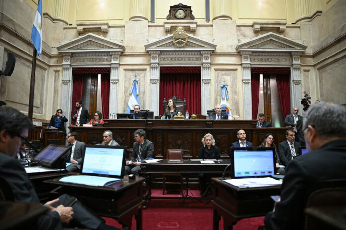sesion senado nacional