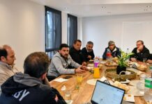 Egüen encabezó una agenda institucional en Riestra centrada en salud pública y servicios esenciales