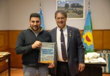 Egüen recibió al nuevo gobernador del Distrito 4905 de Rotary Club