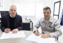 Sciaini firmó un convenio con la Universidad Nacional de Hurlingham