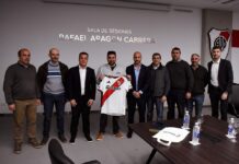 Egüen firmó un convenio marco de cooperación con River Plate