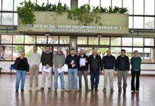 Egüen y la Escuela Técnica 1 proyectan el balizamiento nocturno del helipuerto del Hospital Unzué