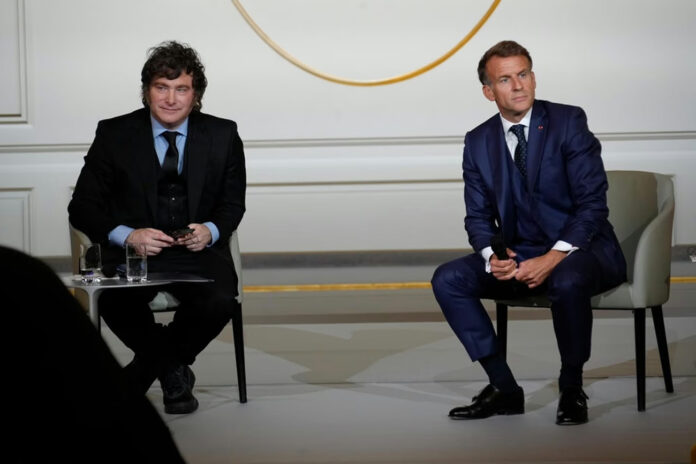 Milei y Macron