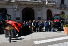 Presentaron nueva maquinaria 0 km para la Dirección Vial