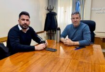 Sciaini recibió al nuevo gerente del Banco Provincia