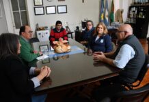 Reunión por nueva sede y proyectos institucionales en la Escuela Técnica