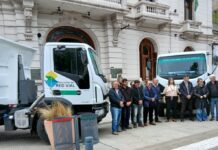 Municipio presentó dos nuevos camiones 0 km destinados a la Dirección Vial