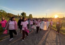 Saladillo realizó la Caminata Saludable por el Día de Lucha contra el Cáncer de Mama