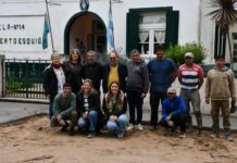 Construyen nueva vereda de acceso a la Escuela 14 de Alvarez de Toledo