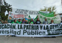 La Marcha Federal Universitaria tuvo réplicas en provincia de Buenos Aires